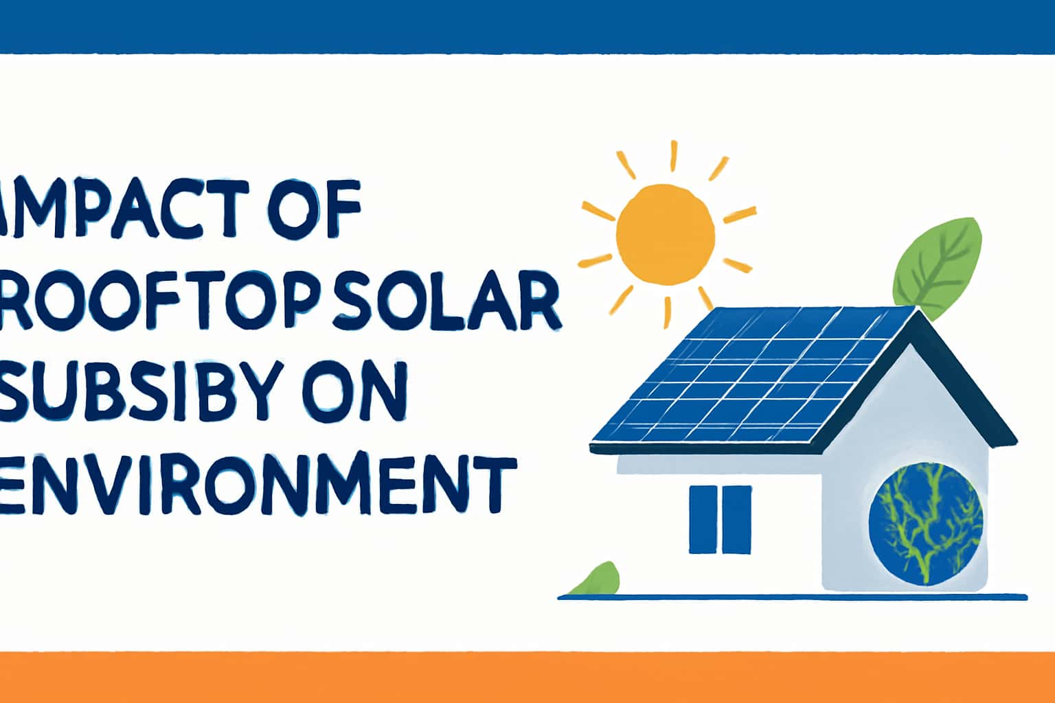 Impact of Rooftop Solar Subsidy on Environment